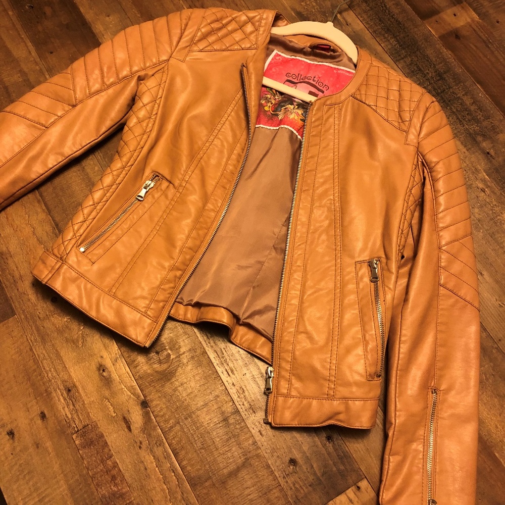 Bernardo Faux Leather Jacket